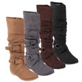Bamboo by Journee Women's Zen Faux Suede Boots