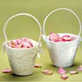Sparkling Entwined Flower Girl Basket