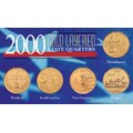 American Coin Treasures 2000 Gold-layered Statehood Quarters