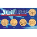 American Coin Treasures 2003 Gold-layered Statehood Quarters