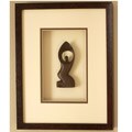 Hand-carved Angel in Shadow Box (Ghana)