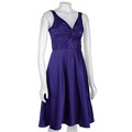Donna Morgan Regal Twist Front Cocktail Dress