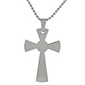 Stainless Steel Polished Cross Necklace
