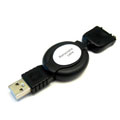 Palm Treo 650 Retractable USB Data Cable