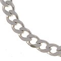Sterling Silver 7-inch Curb Link Bracelet