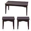 3-piece Espresso Metro Loft Table Set