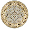 Elite Traditional Handmade Wool Rug (8' Round)