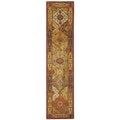 Handmade Heritage Diamond Bakhtiari Multi/ Red Wool Runner (2'3 x 8')