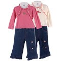 Coney Island Infant Girl's Camo Pant Set