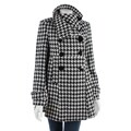 Scooter Brown Wool Houndstooth Pant Coat