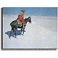 Frederic Remington 'The Scout' Stretched Canvas