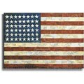 Jasper Johns 'Flag, 1954' Stretched Canvas