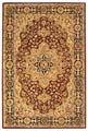 Handmade Heritage Tabriz Red/ Black Wool Rug (3' x 5')