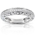 14k White Gold 1/3ct TDW Brilliant Diamond Ring (H-I, I1-I2)
