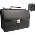 Cadillac Combination Lock Black Computer Leather Case