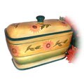 Sunflower Garden Handpainted Toast / Bread Jar