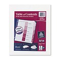 Avery 11167 Ready Index 5 Tab Color - 24 Sets/Box