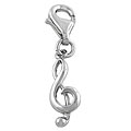 Sterling Silver G Cleff Charm