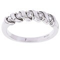 14k White Gold 1/4ct TDW 5-stone Diamond Ring (G-H, I2)