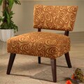 Occasional Rust Swirl Chair