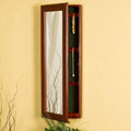 Wall Mounted Cherry Jewelry Armoire