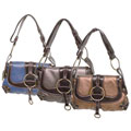Chinese Laundry Metallic Pebblegrain Handbag