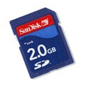 SanDisk 2GB Secure Digital Memory Card (Case of 5)