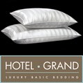 Hotel Grand Silk 1300 Thread Count Siberian White Down Pillow