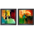 Asha Menghrajani Yin Yang Framed Canvas Set