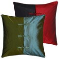 Chinese Ties Two-tone Decorative Silky Pillow Sham