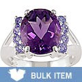 Sterling Silver Amethyst Tanzanite Rings (Case of 6)