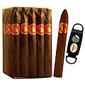 Guama Torpedo Habano Cigars and Cigar Cutter