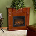 Avalon Mahogany Electric Fireplace with Remote