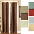 Hopsack Tab Top Window Curtain Panel Pair