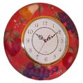 Sandy's Orchard Collection Hand-painted Wall Clock