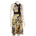 Sheri Martin ITY Printed Keyhole Front Dress