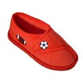 Sport Red Velcro Children Slippers