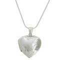 Sterling Essentials Sterling Silver 24-inch Engraved Heart Locket Necklace