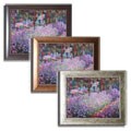 Claude Monet 'Garden de Giverny' Framed Canvas Art