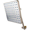 Fortress Satin Nickel Rainfall 8-inch Showerhead