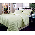 Shangri-la Sage Embroidered Comforter and Sham Set