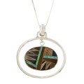 Sterling Silver Multi-stone Necklace