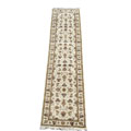 Sino Tabriz Hand-knotted Ivory Wool Rug (2'6 x 12')