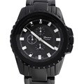 Geneva Platinum Men's Metal Link Watch