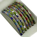 Cloisonne Bangle Bracelet (Set of 7)