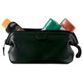 Royce Men's Faux Leather Toiletry Bag