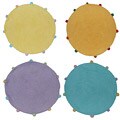 Set of 2 Powder Puff Round Rugs (2'4 Round)
