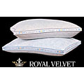 Royal Velvet Medium/ Firm Stripe Pillows (Set of 2)