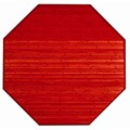 Red Bamboo Rug (3' Octagonal)