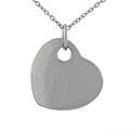Sterling Silver Solid Some Heart Necklace